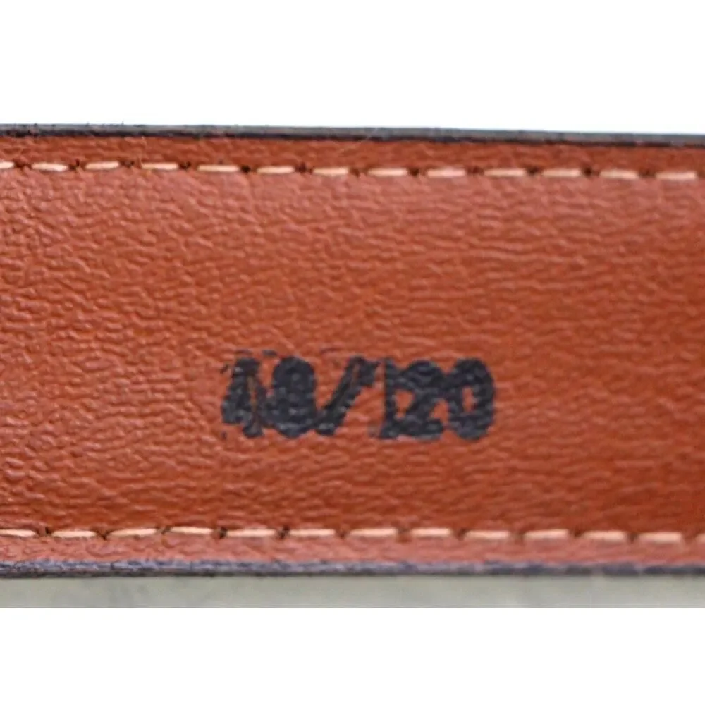 Made in USA BROWN GENUINE LEATHER 7/8